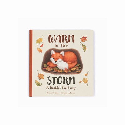 Jellycat Warm in the Storm and Bashful Fox Cub Medium Australia | 460953NXT